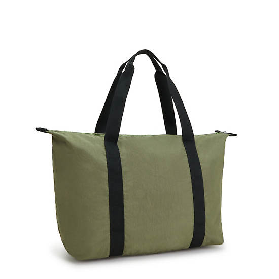 Sacs Fourre Tout Kipling Art Medium Lite Vert Olive | FR 1763EB